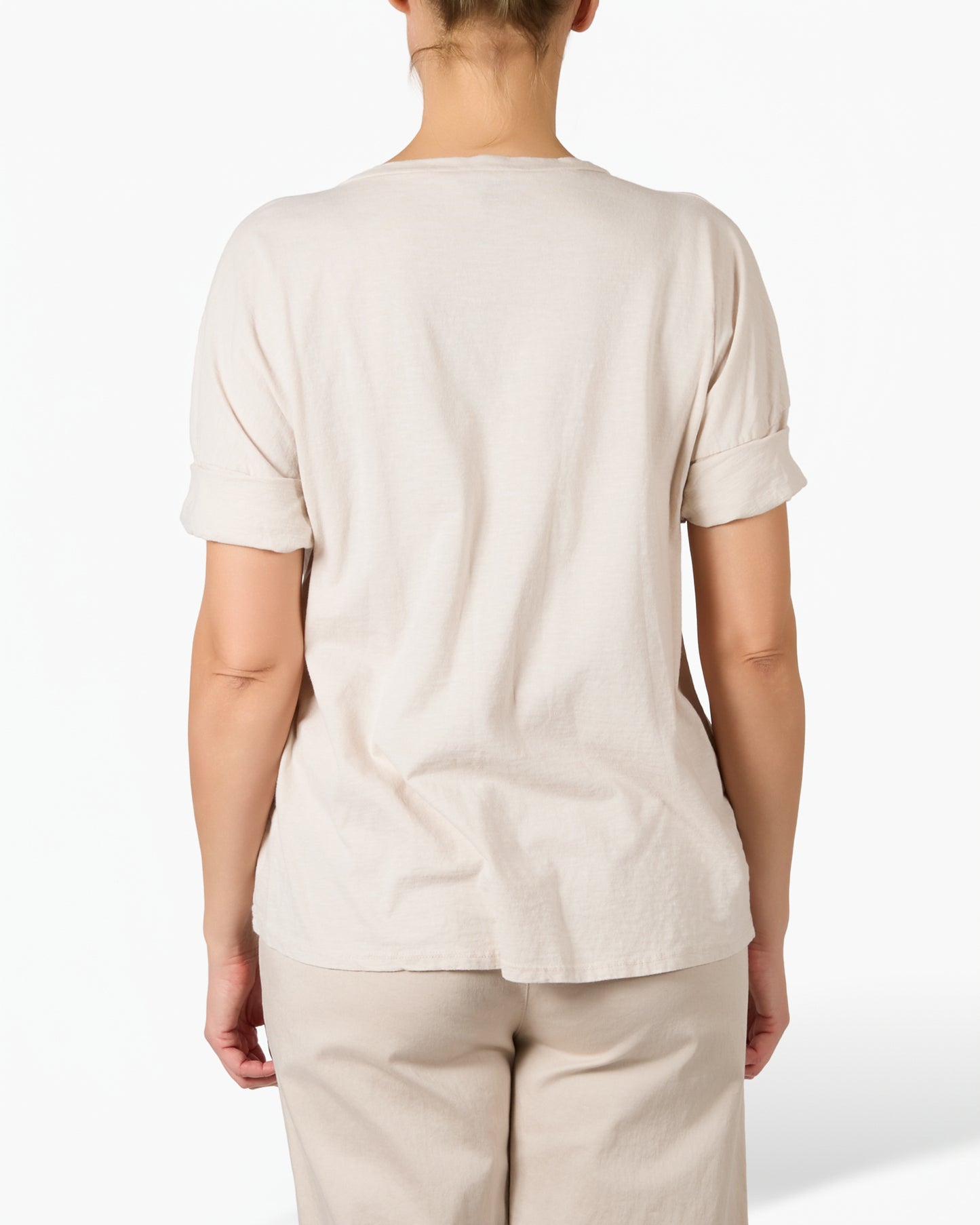 T-shirt beige avec imprimé doré et animal « J’adore »