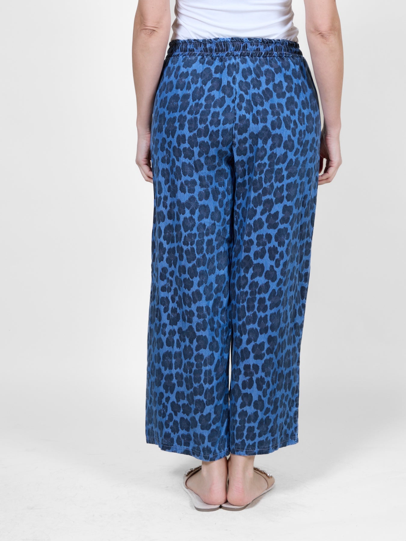 Pantalon à enfiler à motifs animaux avec poches