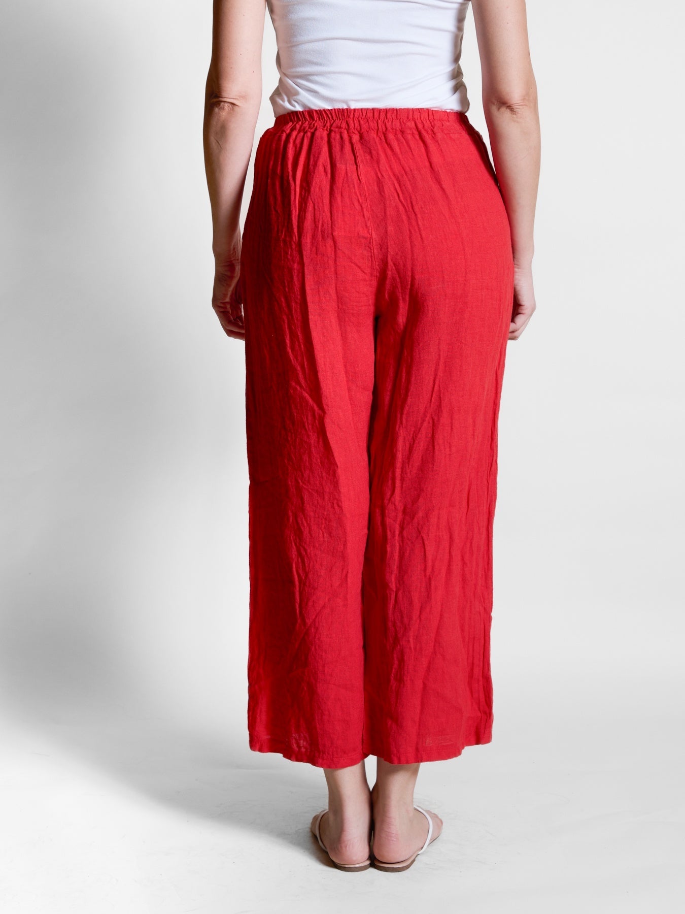 Red Pull-On Pants