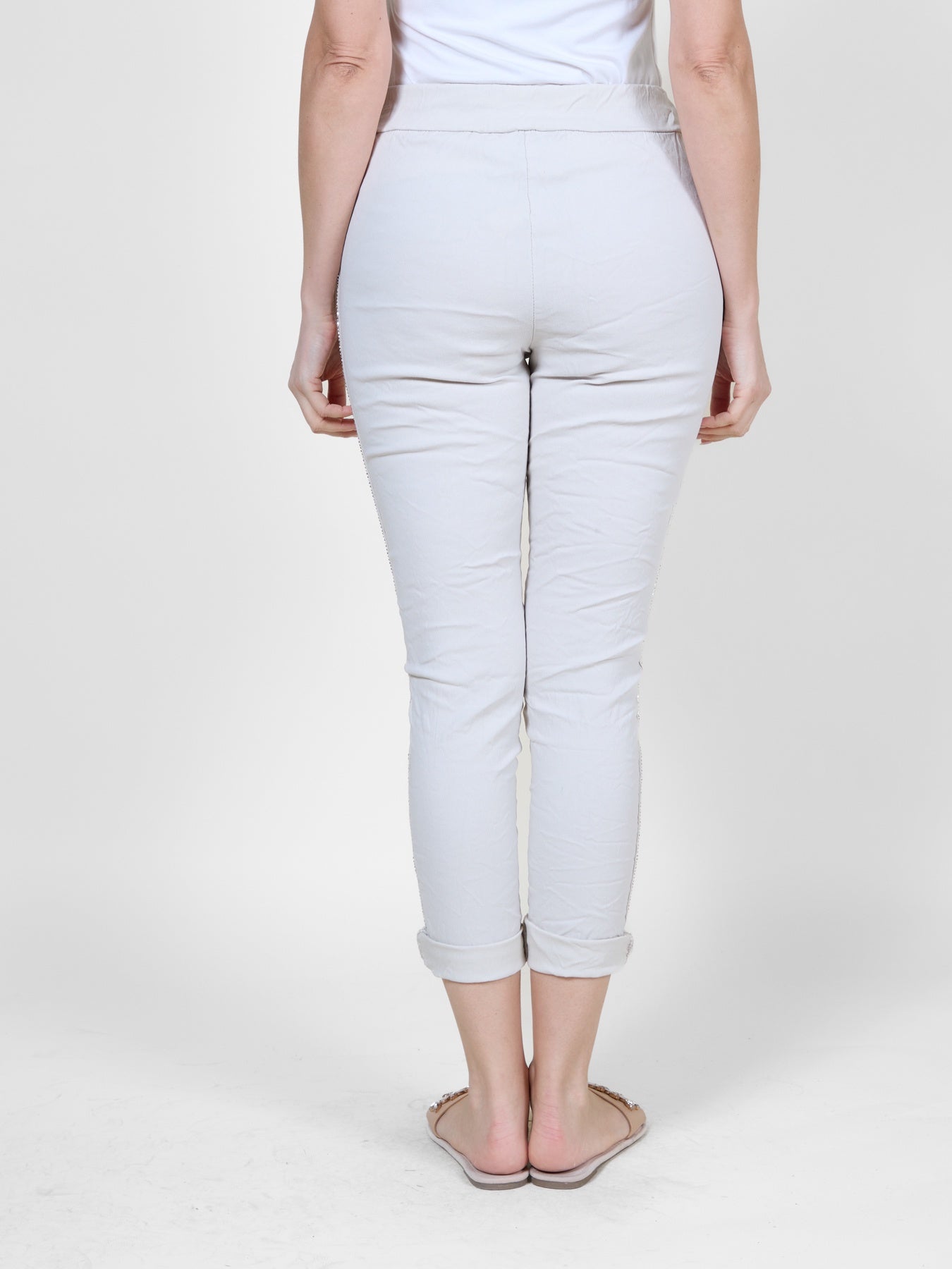 Pantalons de jogging des sables avec détails de perles