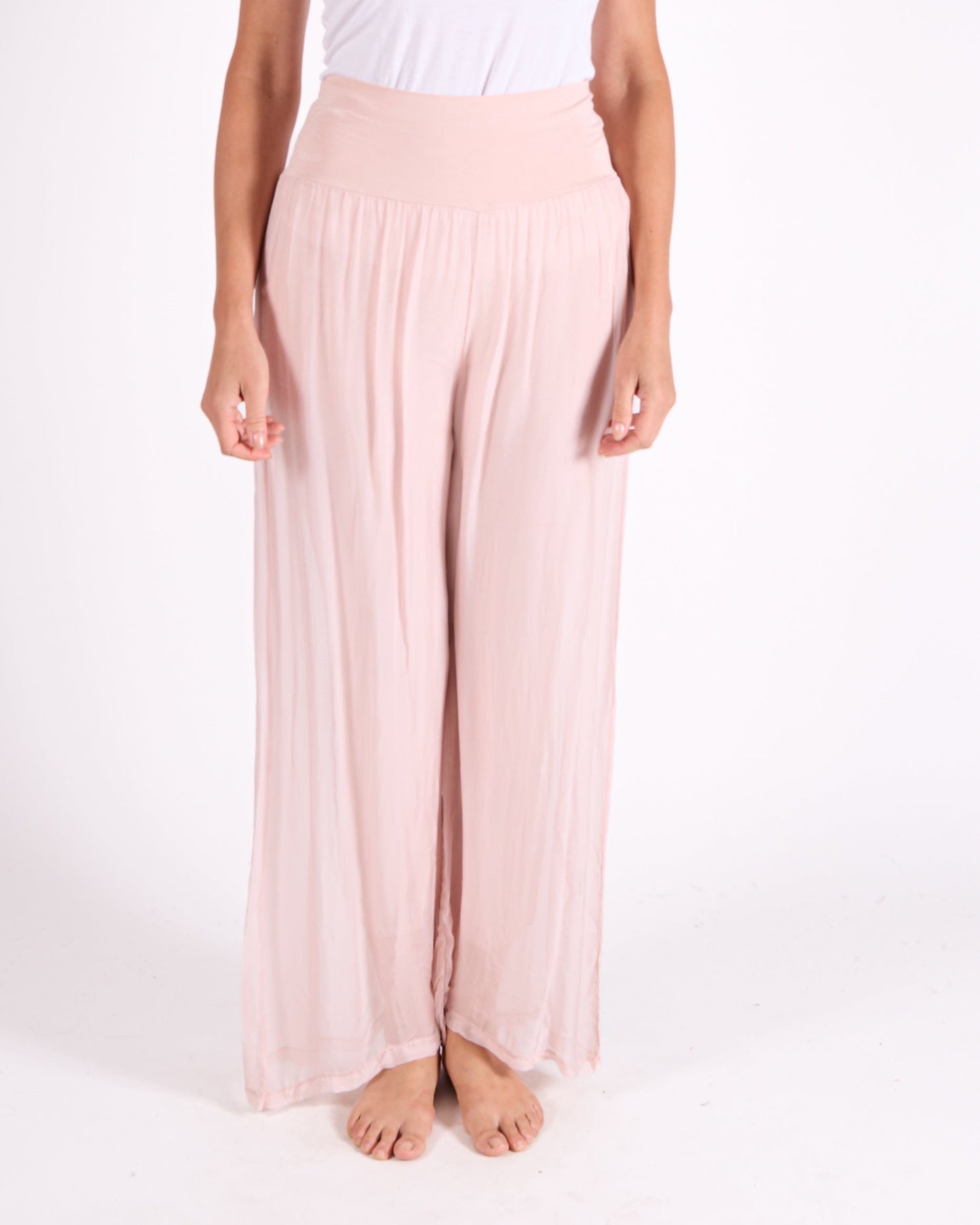 Carnation Fold Over Waist Band Pant