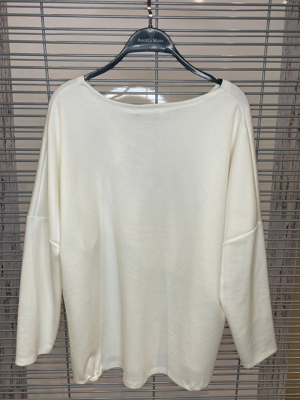 “Follow Your Heart” Gold Foil Long Sleeve Top – White