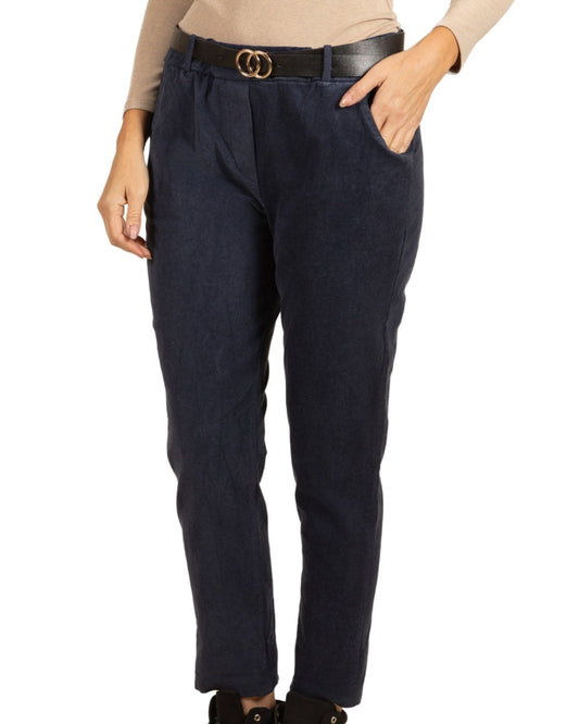 Midnight Belted Mini Bib 2 Pocket Pant