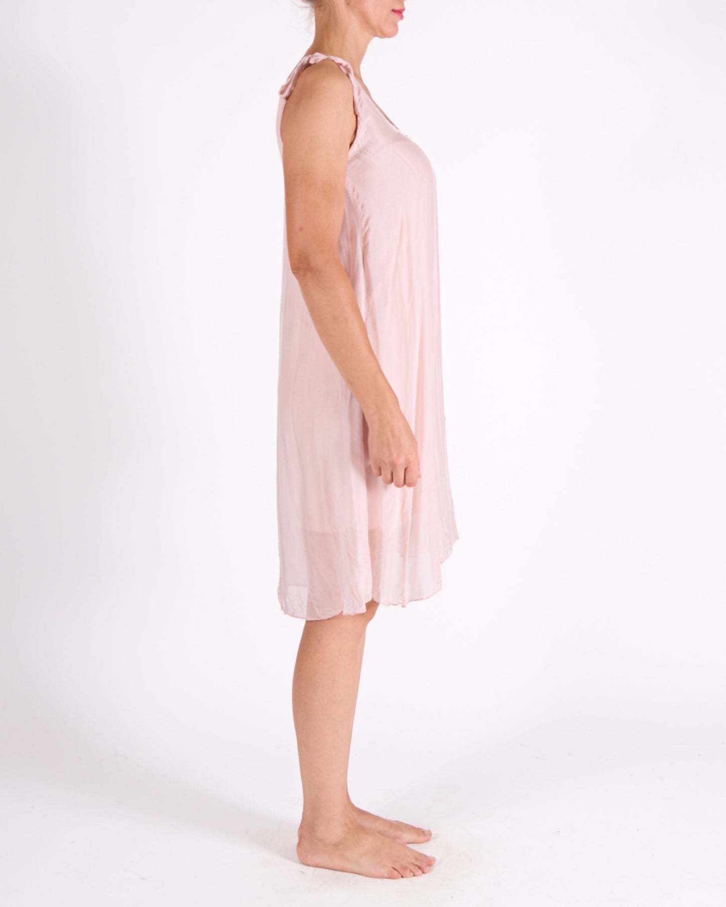 Carnation Tie Shoulder Strap Dress