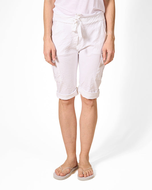 Short blanc à enfiler