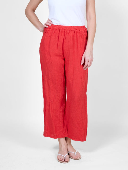 Red Pull-On Pants