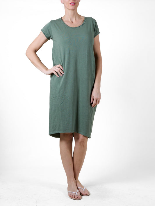 Palm T-Shirt Dress with Pocket